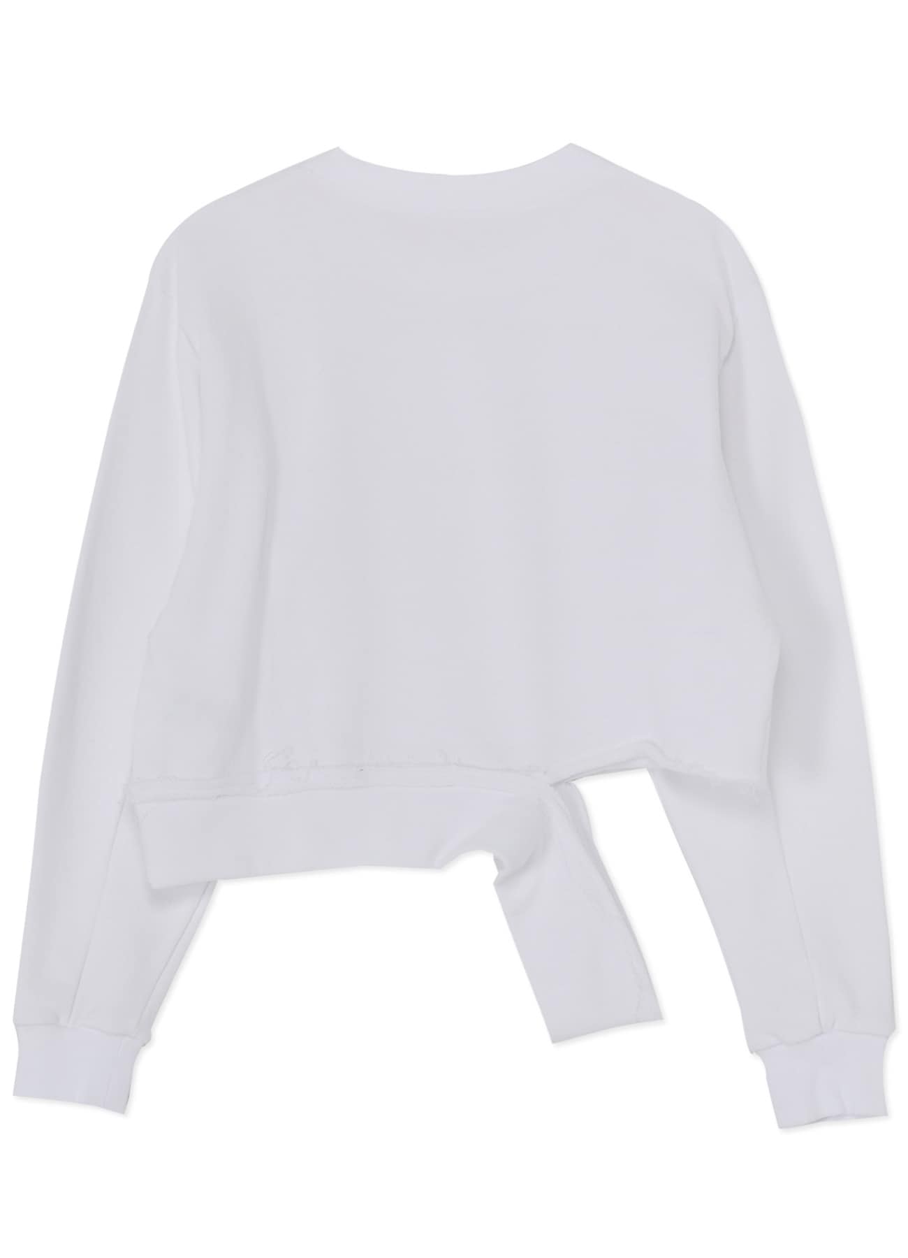 SOFT FRENCH TERRY CROPPED SWEATSHIRT