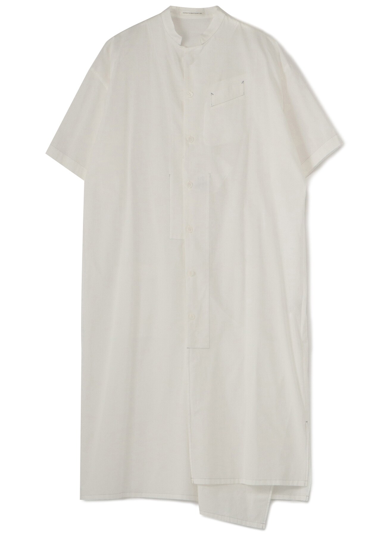 Powder Snow Washer Half Sleeve Box Shirt Dress S White Vintage 1 2 The Shop Yohji Yamamoto