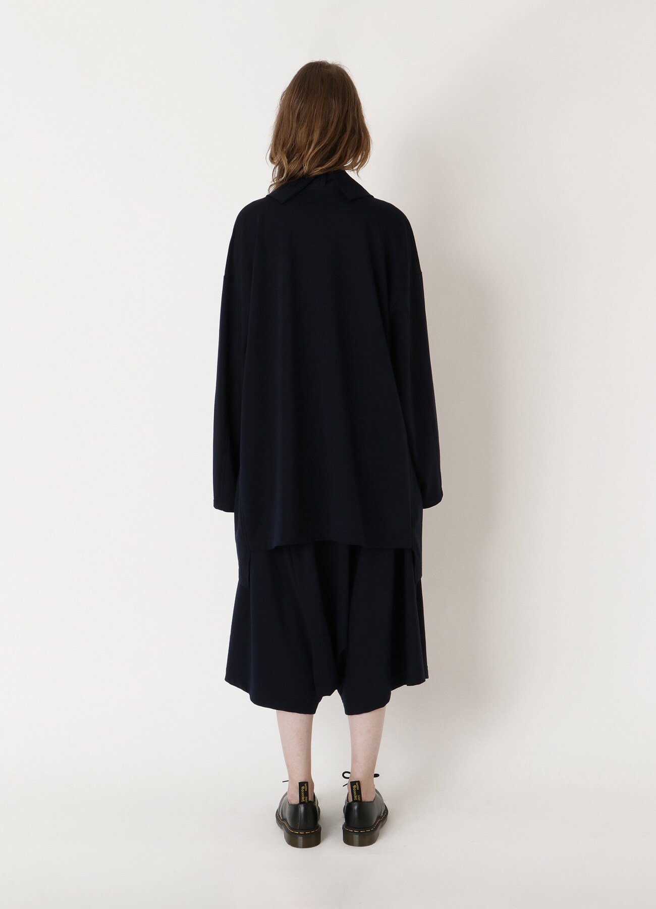 COTTON FLEECE SHORT COAT (S Navy): Vintage ｜ THE SHOP YOHJI YAMAMOTO