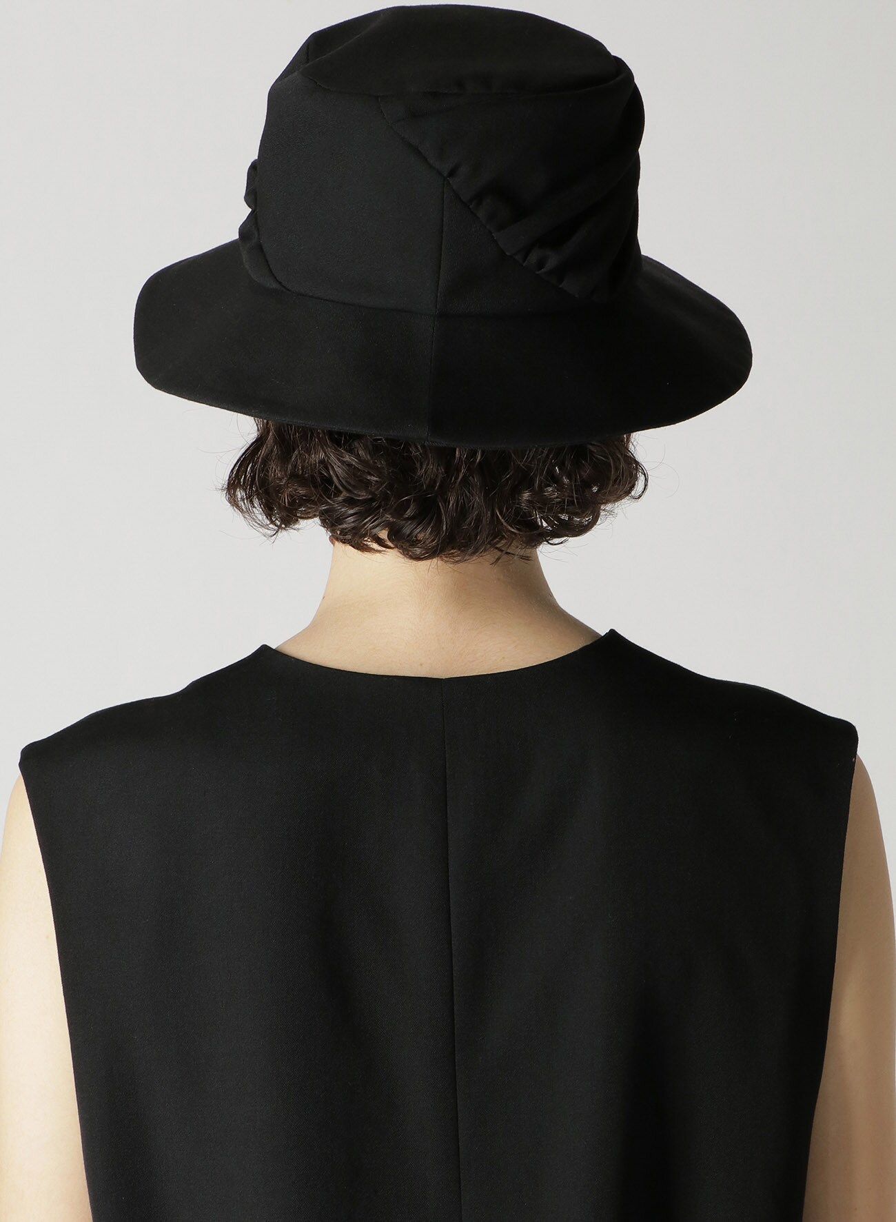 GABARDINE HAT(S Black): Vintage 1.1｜THE SHOP YOHJI YAMAMOTO