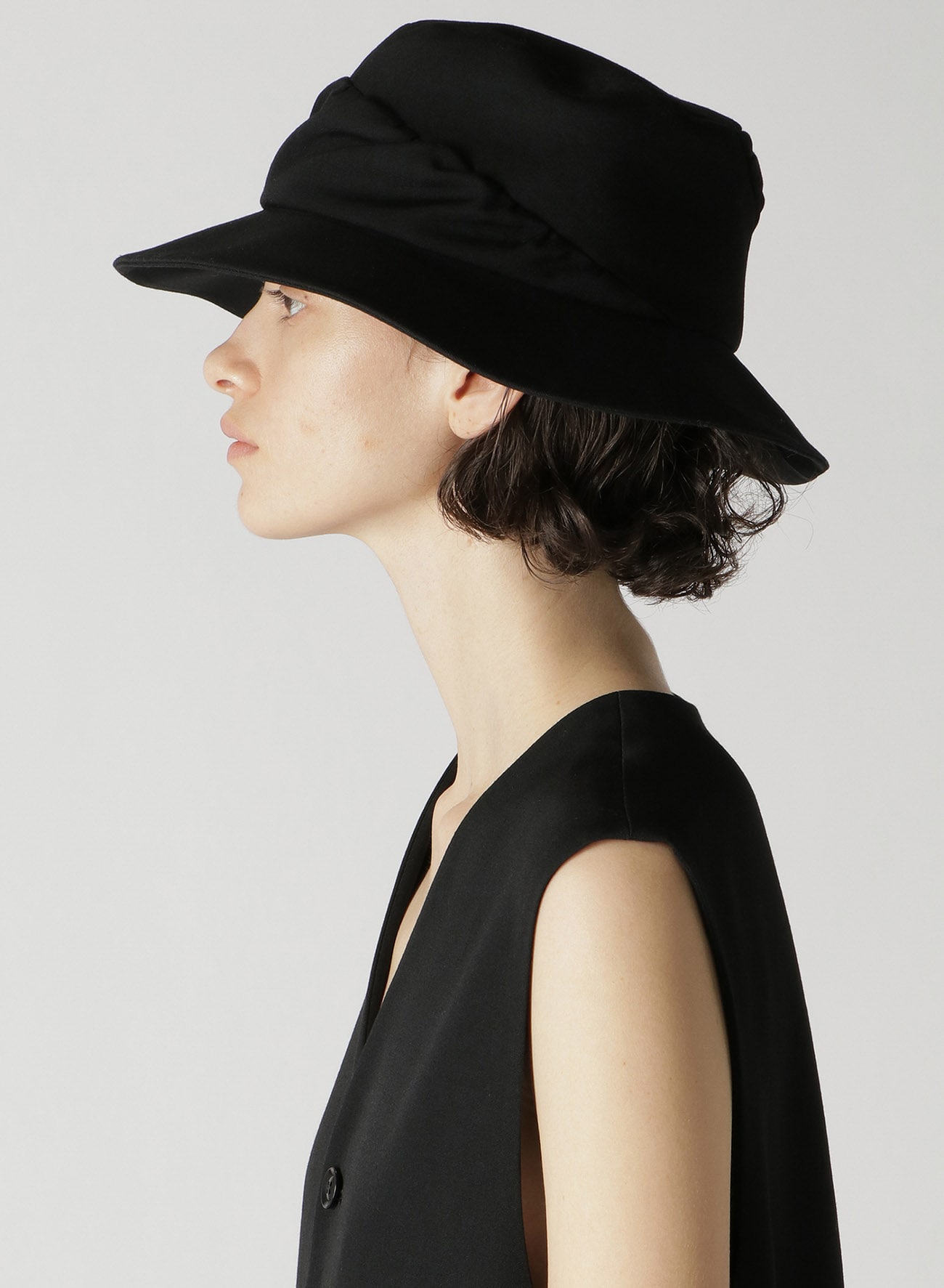 直販販売品 Y´s Yohji Yamamoto Women´s Hat BLACK 完売品 - レディース