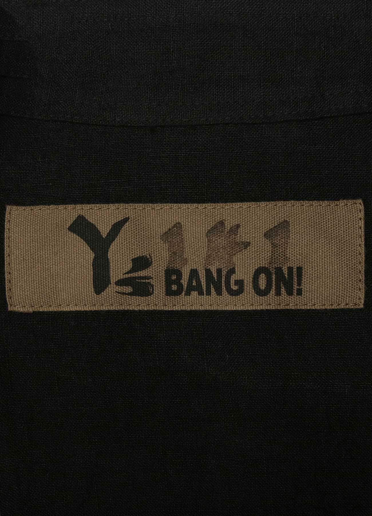 Y's BANG ON!No.141 Bias drape-shirts A Linen