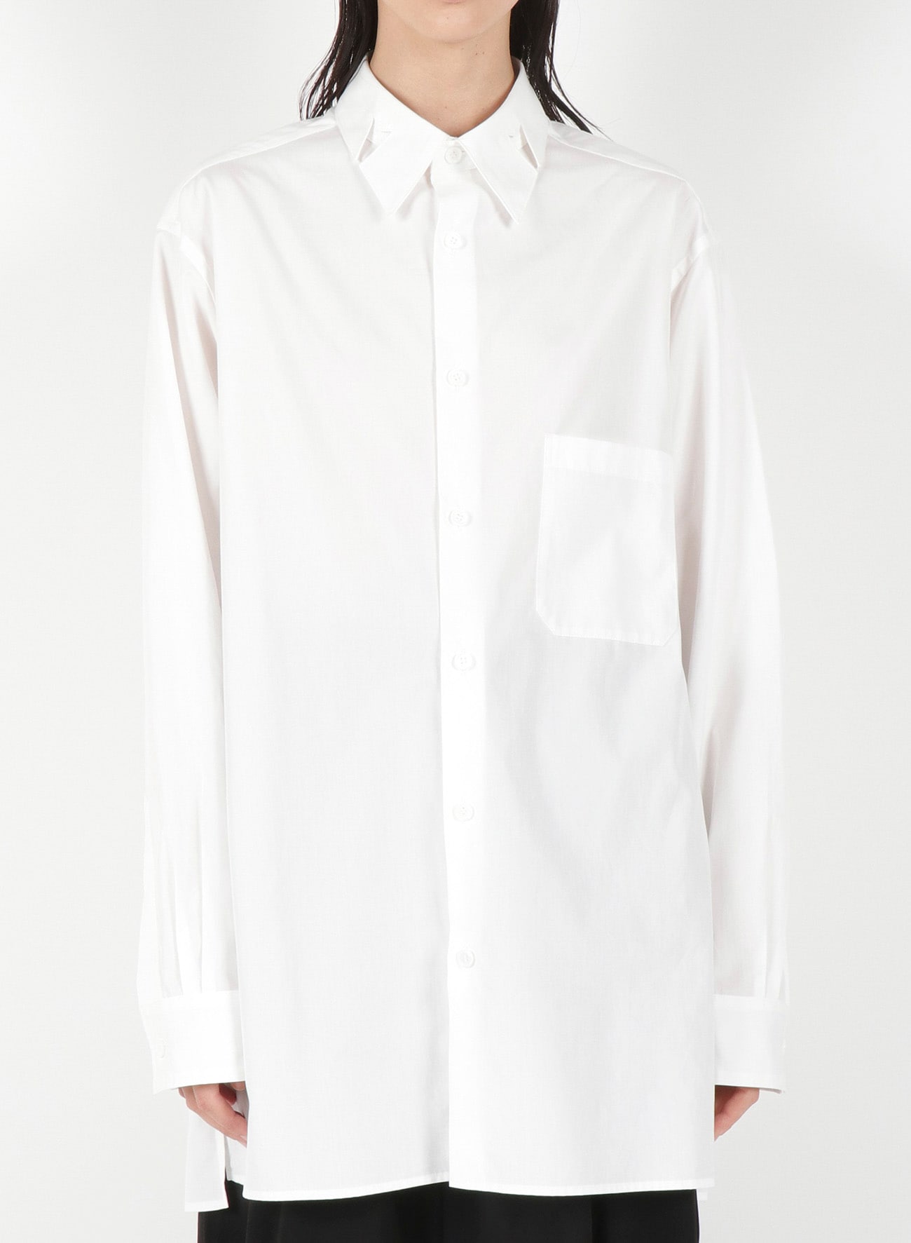 Y's BANG ON!No.143 Hollowed out Collar-shirts Type A Cotton broad