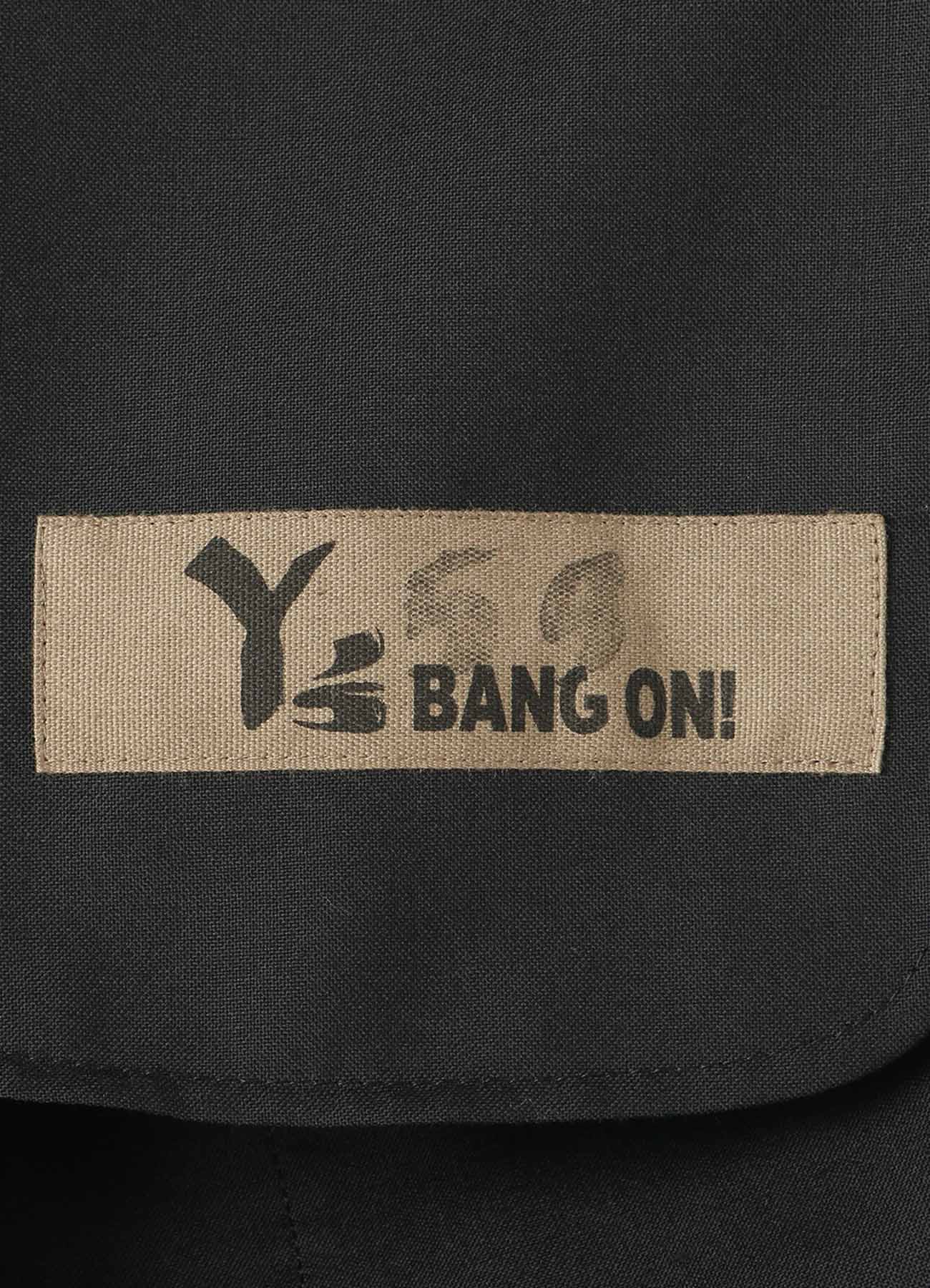 Y's BANG ON!No.59 Hem rib-Pants Wool tropical