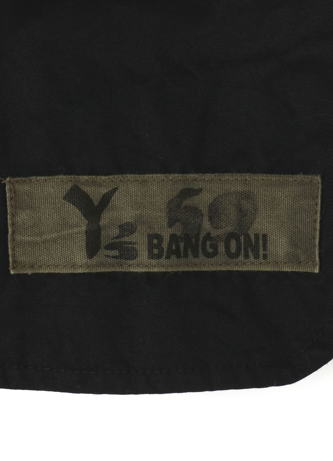 Y's BANG ON!No.59 Hem rib-pants Cotton gabardine BIO