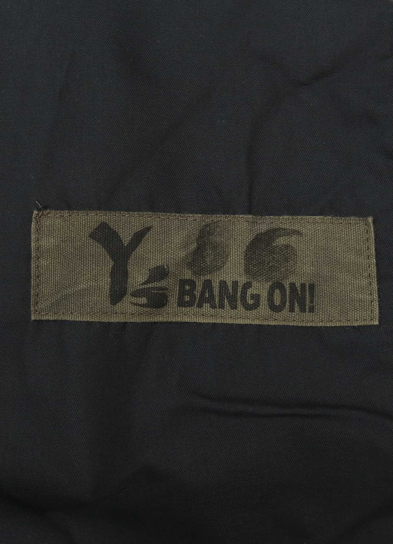 Y's BANG ON!No.86 Side stripe-pants Cotton gabardine BIO