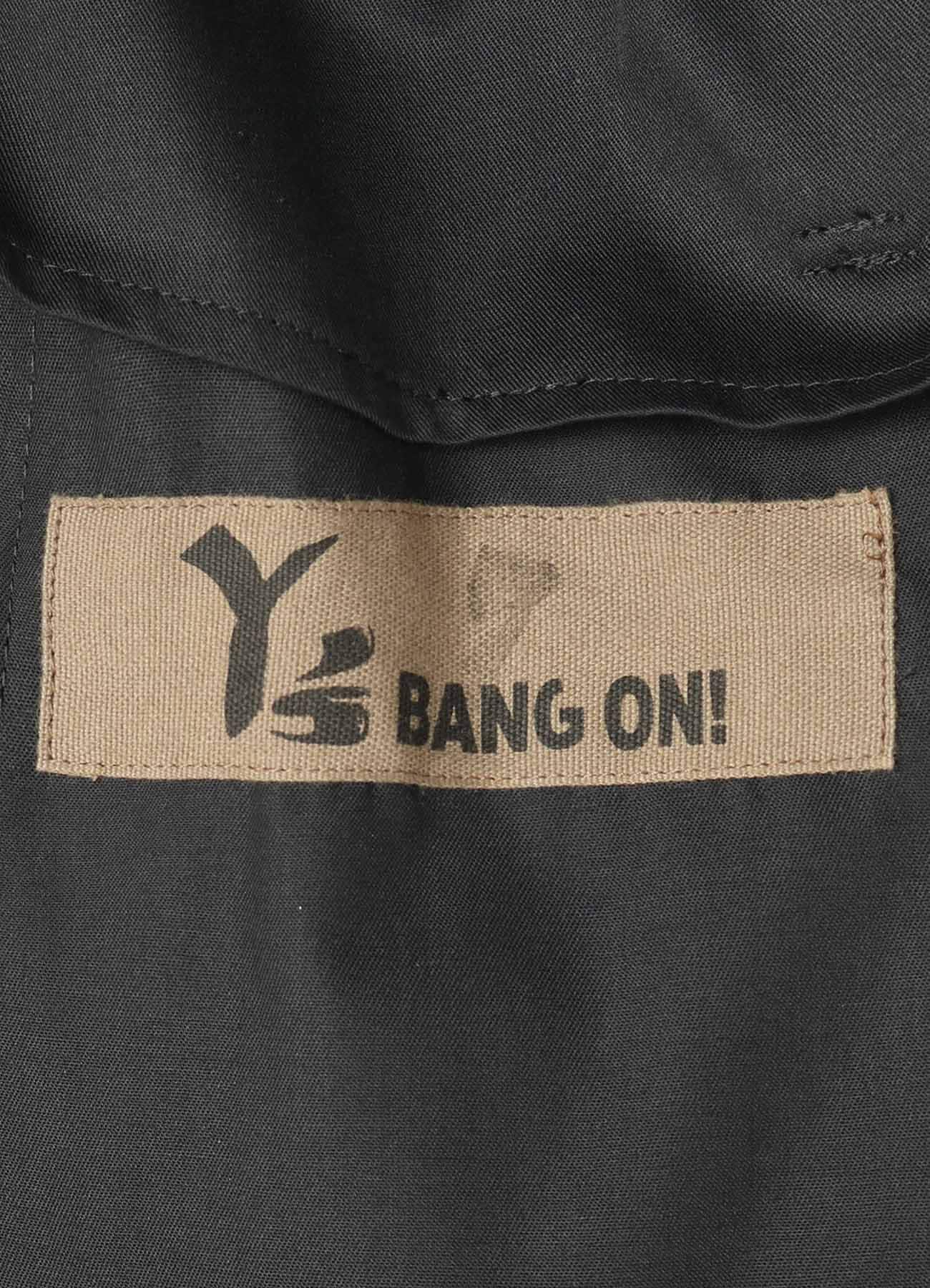 Y's BANG ON!No.7 Waist string-Pants Wool tropical