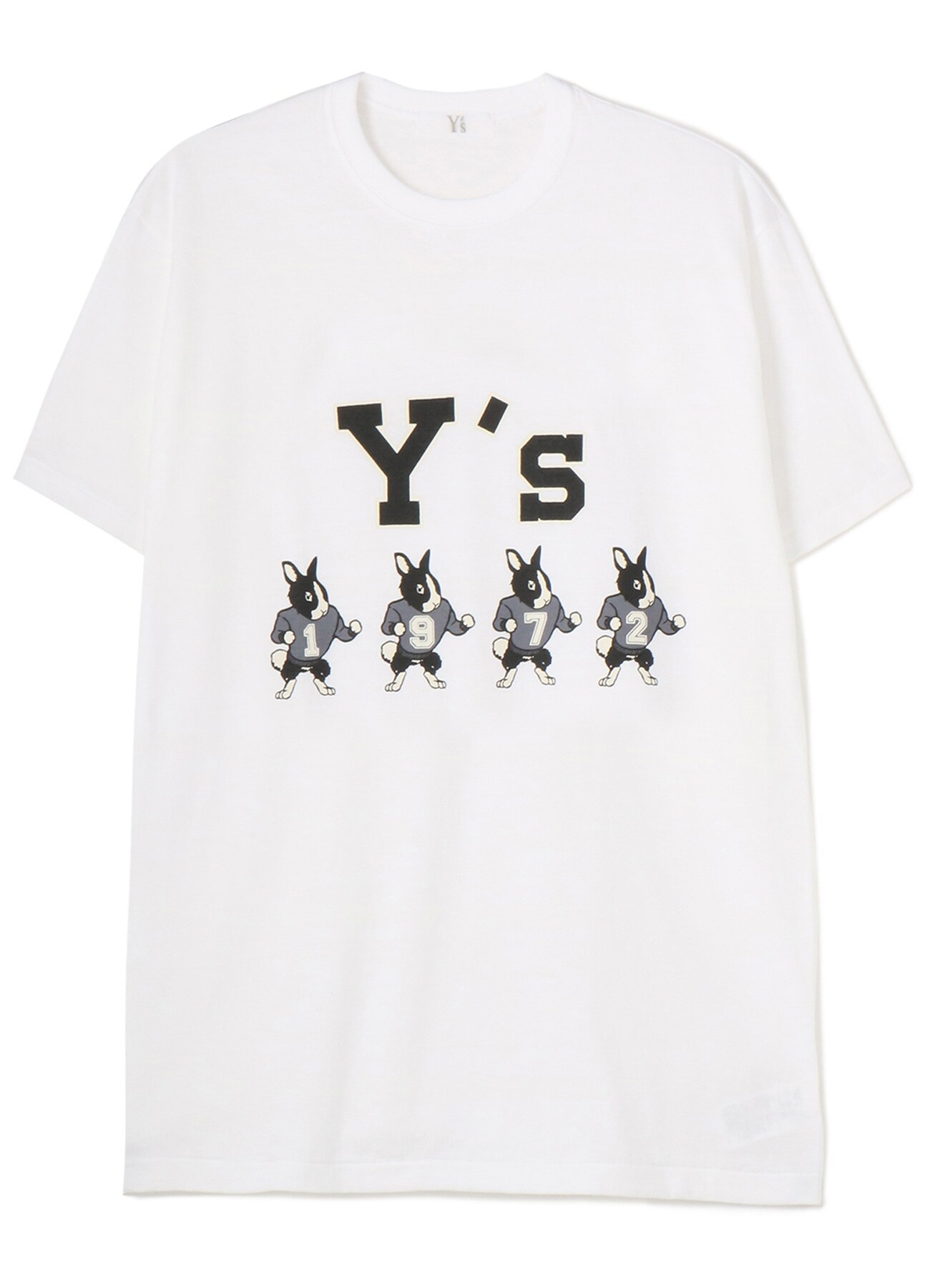 [Y's 1972 - Traditions] RABBIT PIGMENT PRINT SHORT SLEEVE T