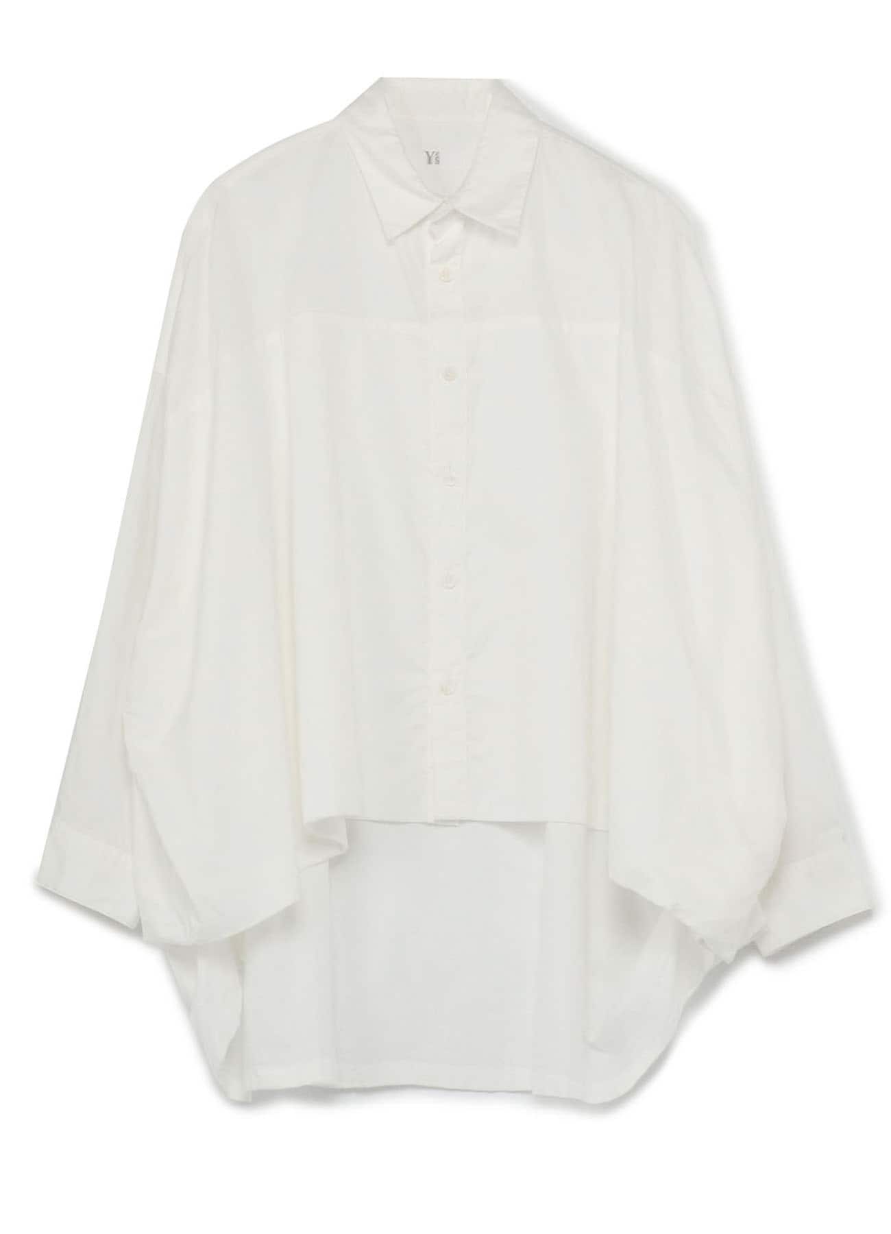 [Y's BORN PRODUCT]TWILL FRONT DOUBLE BIG BLOUSE