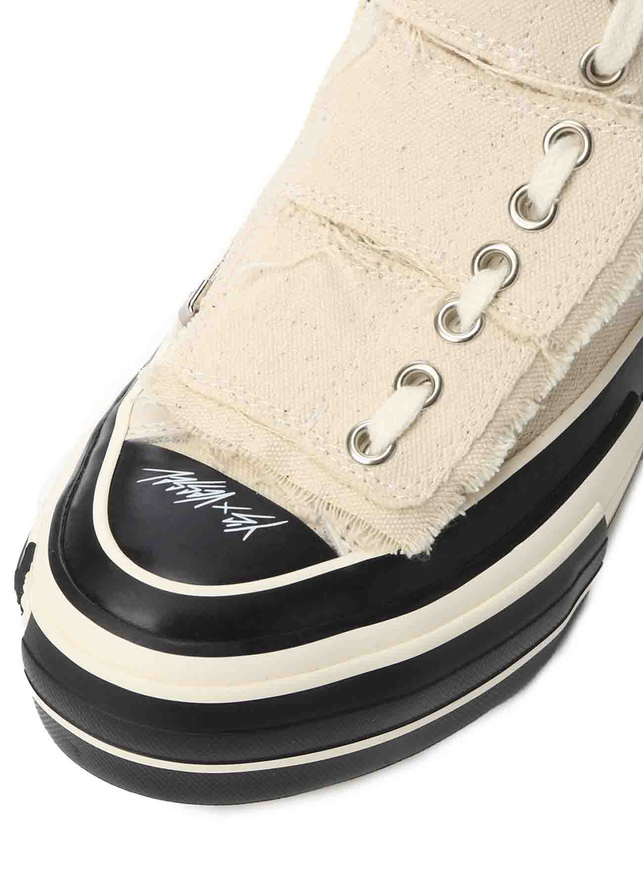 Y's × xVessel HIGH-CUT SNEAKERS(22.5cm WHITE): Vintage 1.1｜THE 