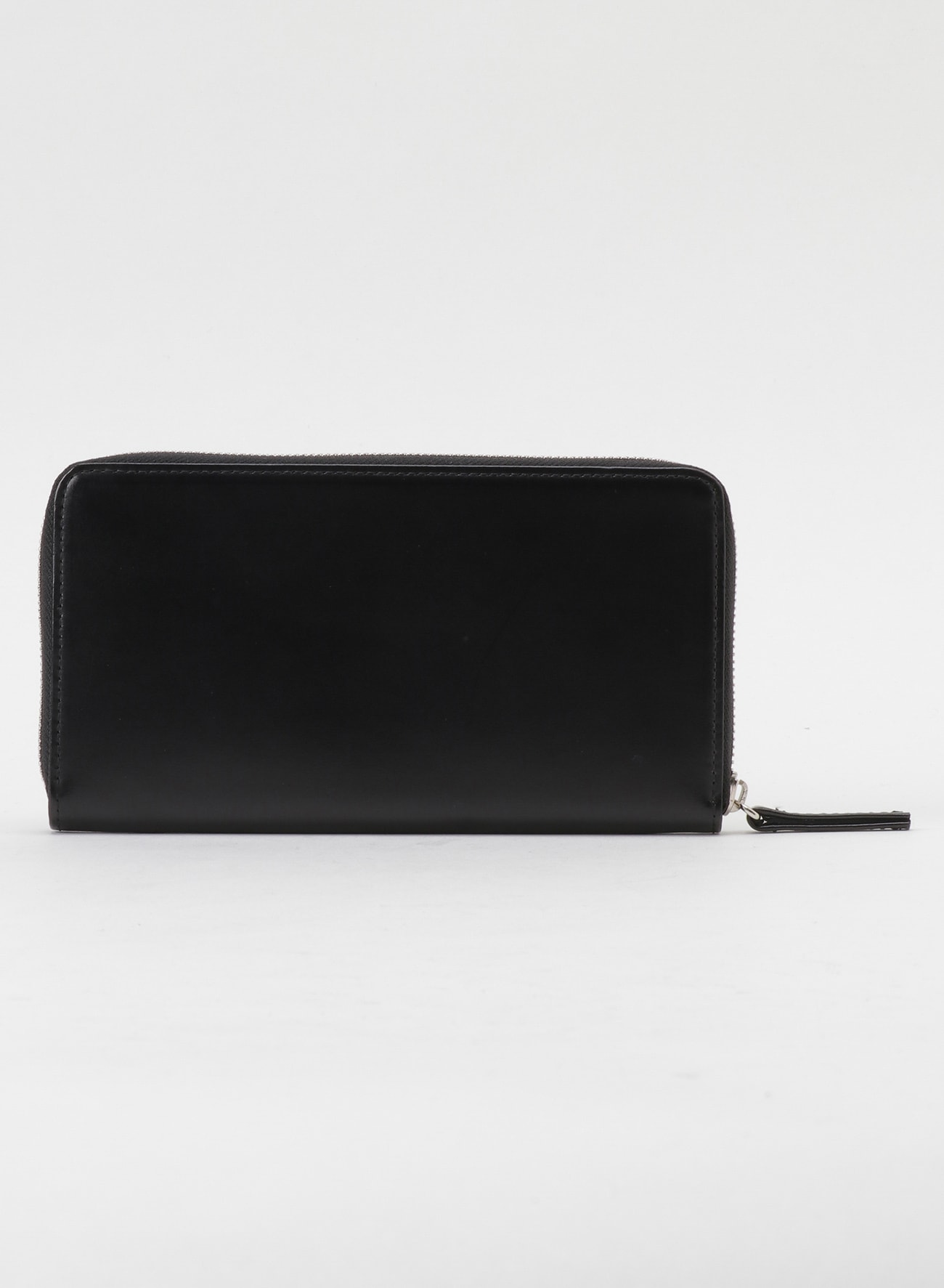 LARGE GLOSSY LEATHER WALLET