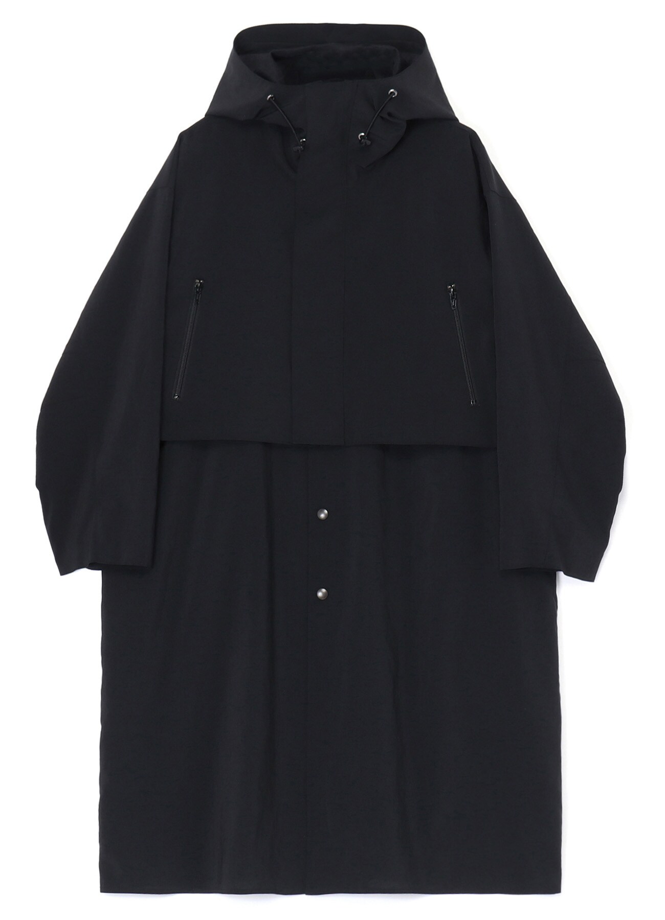 HIGH TWIST POLYESTER LAYERED COAT