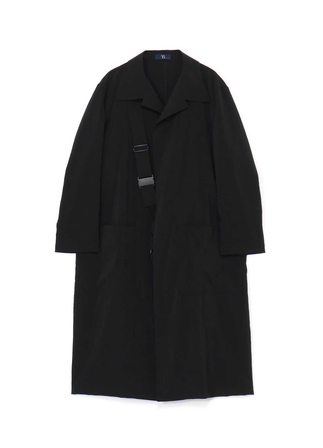 HIGH TWIST POLYESTER COAT WITH BAG