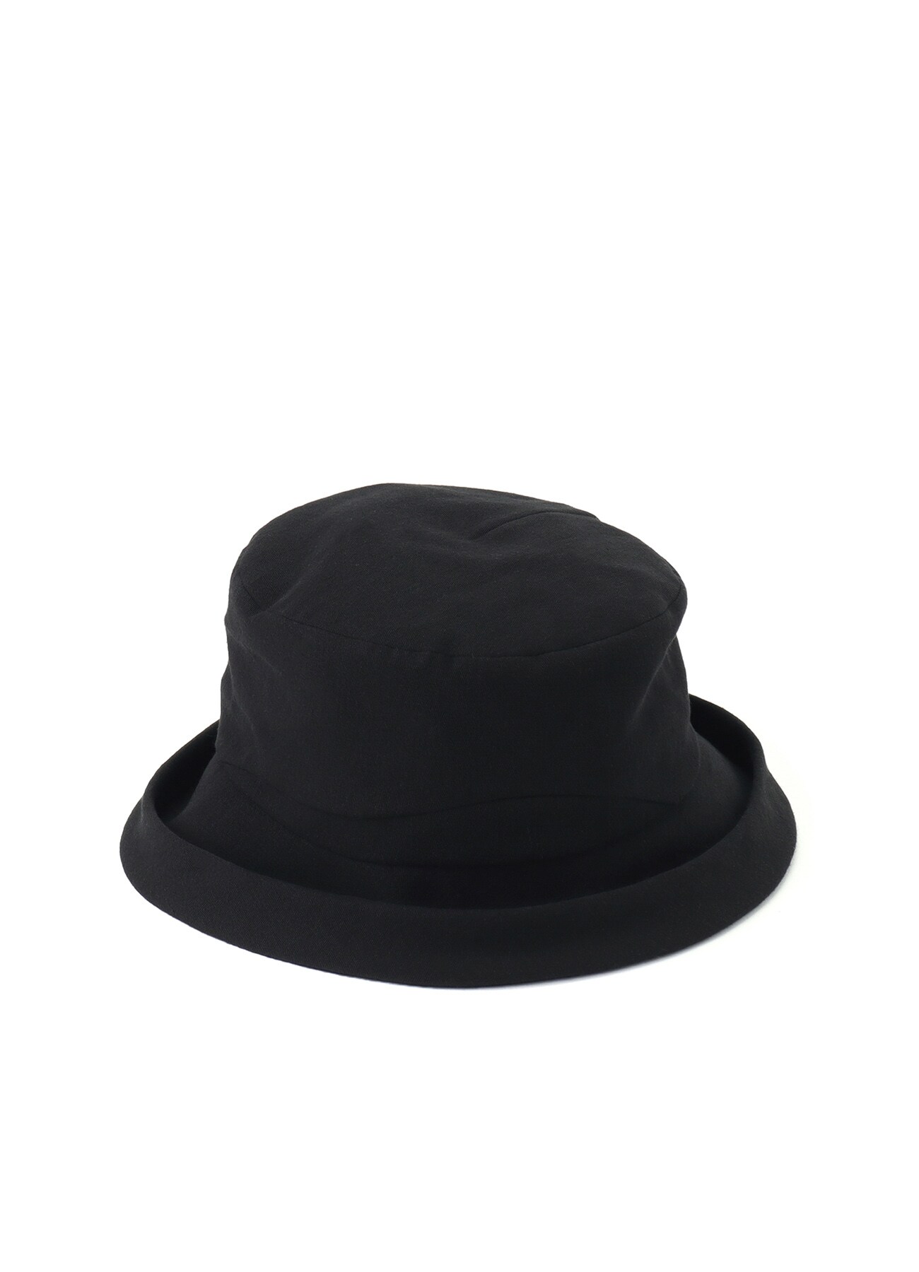 COTTON/LINEN GABARDINE PANELLED HAT