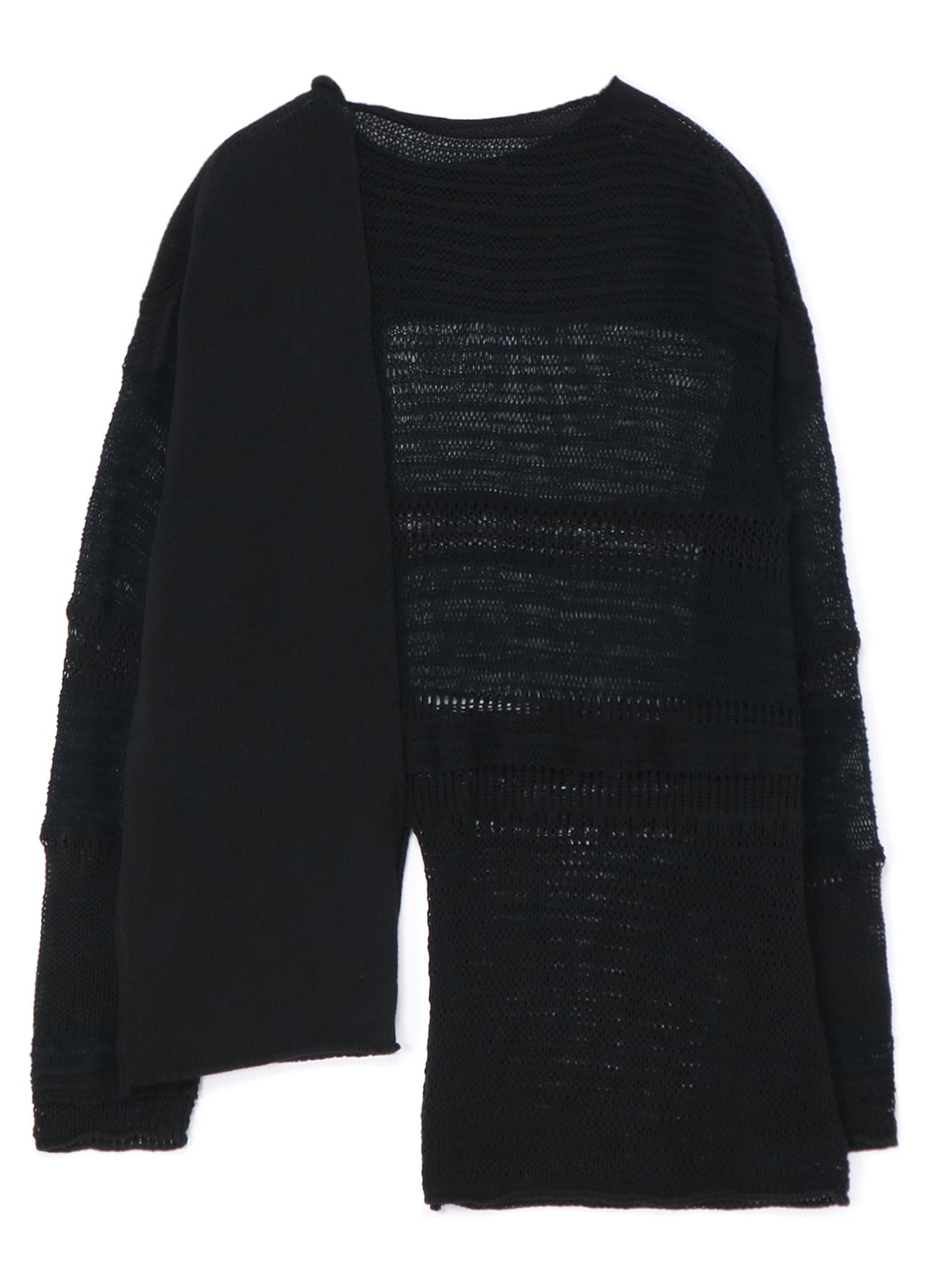KNITTED PANEL PULLOVER