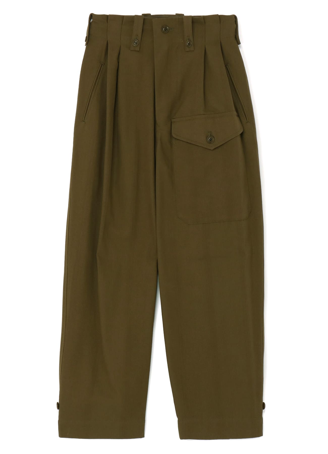 DOBBY CHINO PANTS WITH LEFT FLAP POCKET