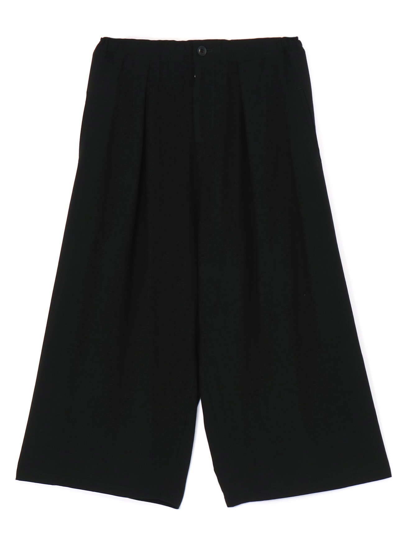 RAYON BROAD FRONT TUCK WIDE PANTS