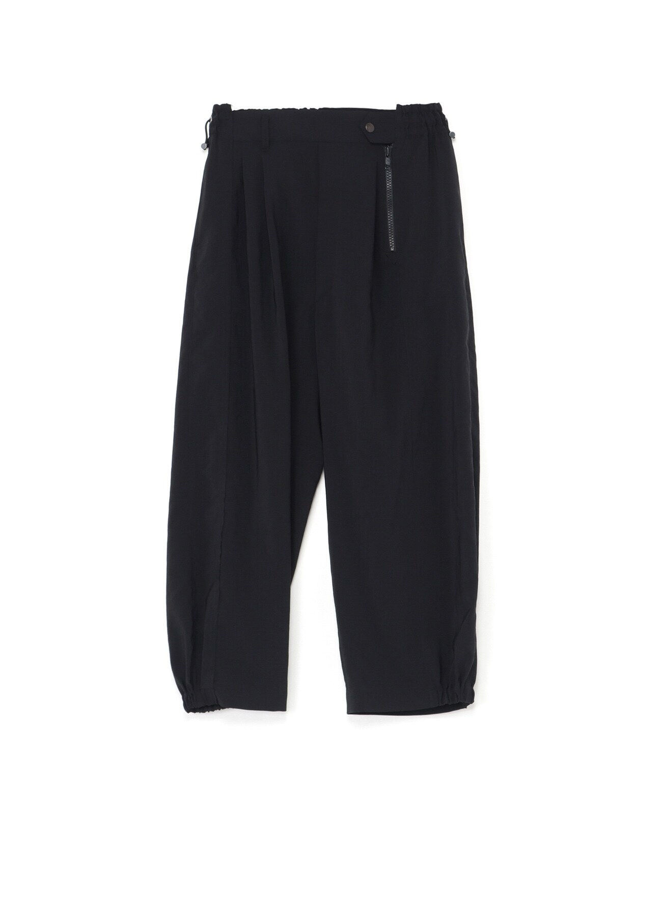 HIGH-TWIST POLYESTER PANELLED PANTS WITH ADJUSTABLE WAISTBAND