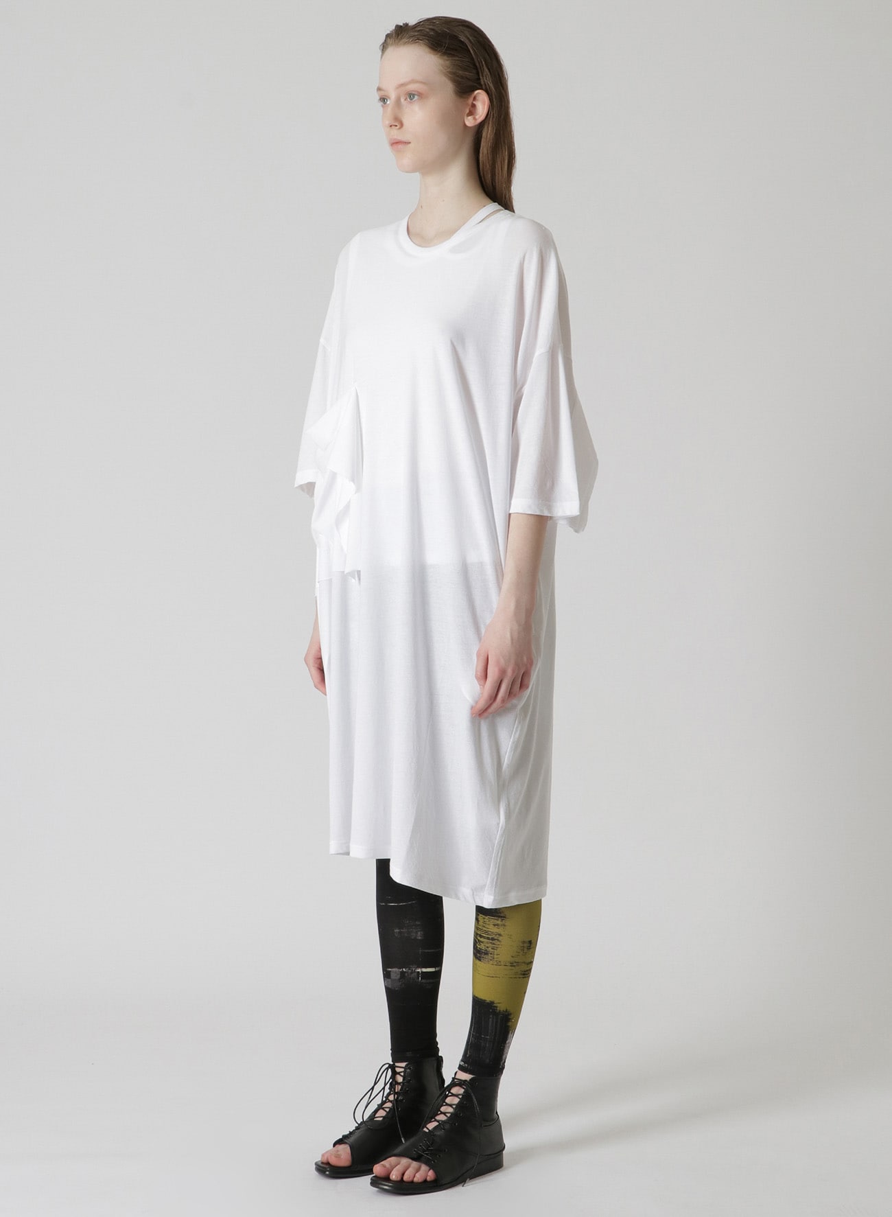 T-SHIRT DRESS WITH CHEST POCKET	